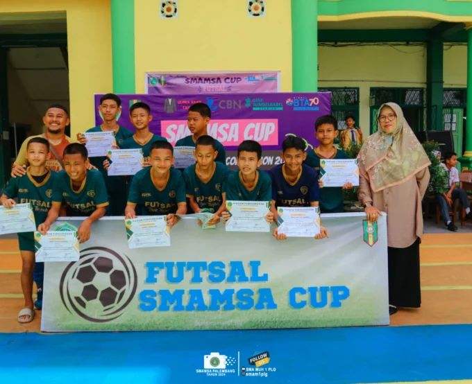 Meriahnya Kompetisi Futsal SMAMSA CUP 2024 di Gedung B SMA Muhammadiyah 1 Palembang