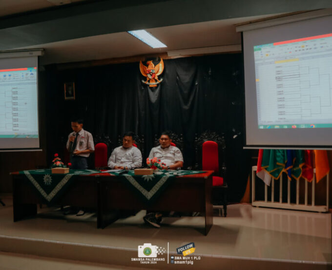 Meriahnya Technical Meeting SMAMSA Cup 2024 di Gedung A SMA Muhammadiyah 1 Palembang