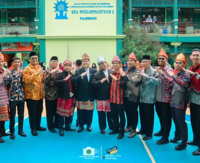 MERIAH UPACARA HARDIKNAS 2024 DI SMA MUHAMMADIYAH 1 PALEMBANG