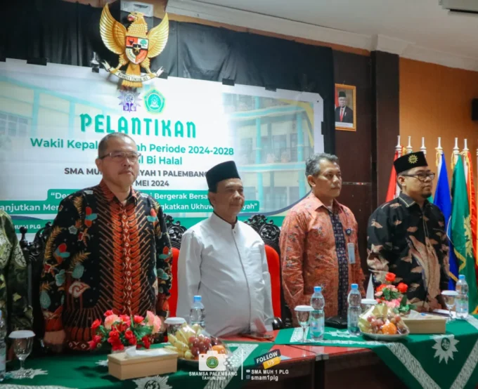 Suasana Haru di Pelantikan Wakil Kepala SMA Muhammadiyah 1 Palembang: Menyongsong Perubahan Bersama