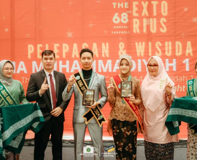 Meriahnya Acara Pelepasan dan Wisuda Tahfidz SMA Muhammadiyah 1 Palembang di Gedung The Sultan Convention Center