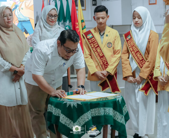 IPM SMA Muhammadiyah 1 Palembang Bergerak Cepat: Pelantikan dan Upgrading Kader Baru Wujudkan Semangat Pelajar Berkemajuan
