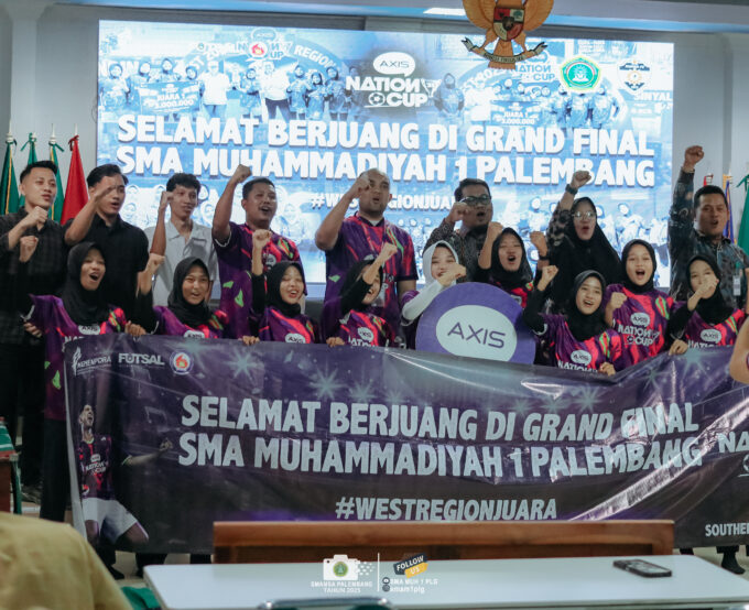 Pelepasan Kontingen SMA Muhammadiyah 1 Palembang Menuju Axis Nation Cup 2025 di Istora Senayan